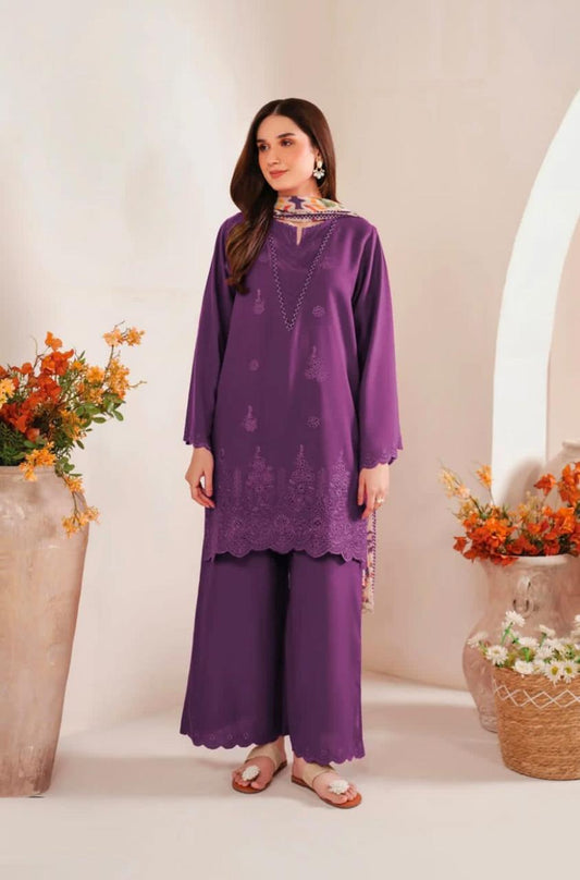 3Pc Sapphire Lawn Embroidered [77]